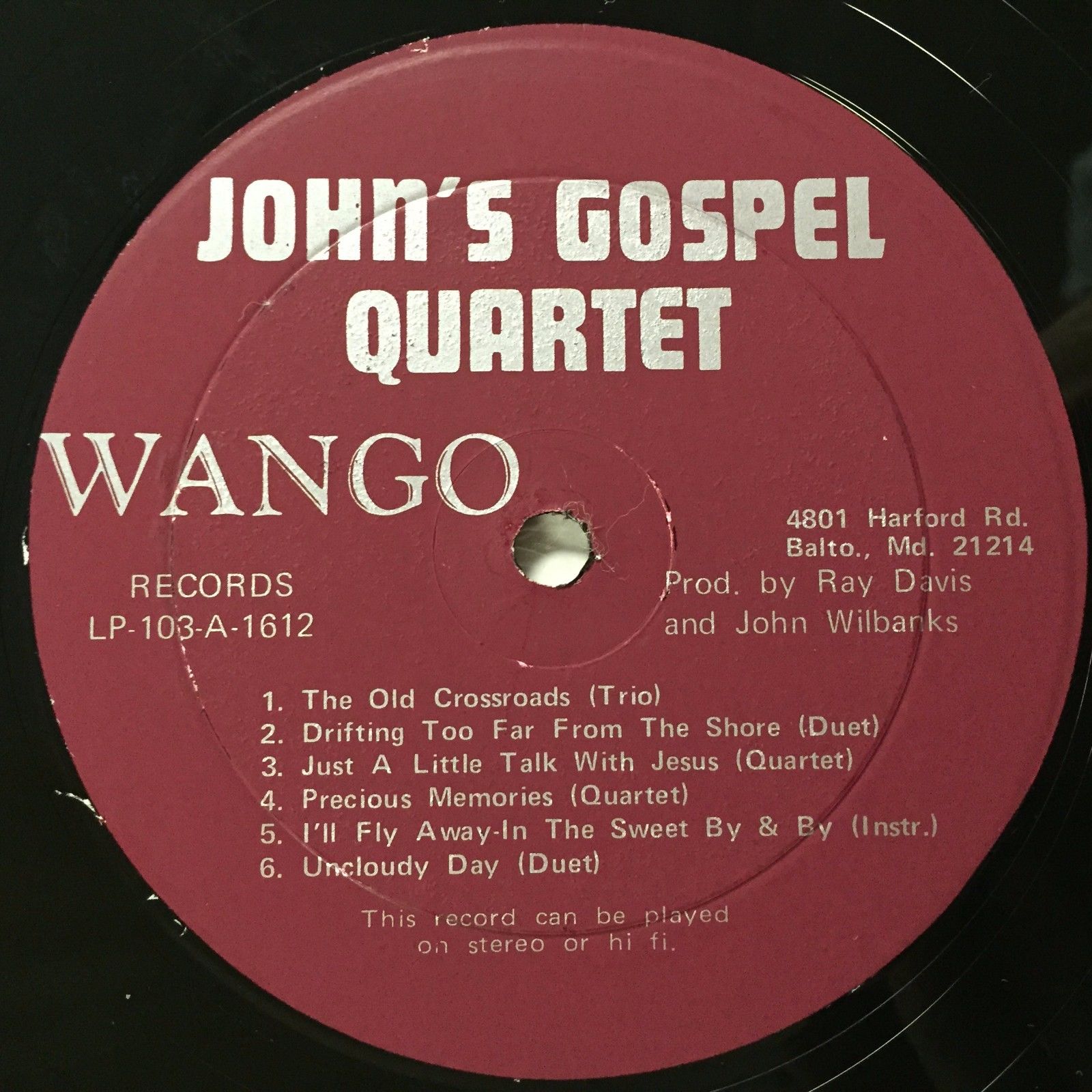 John’s Gospel Quartet cover