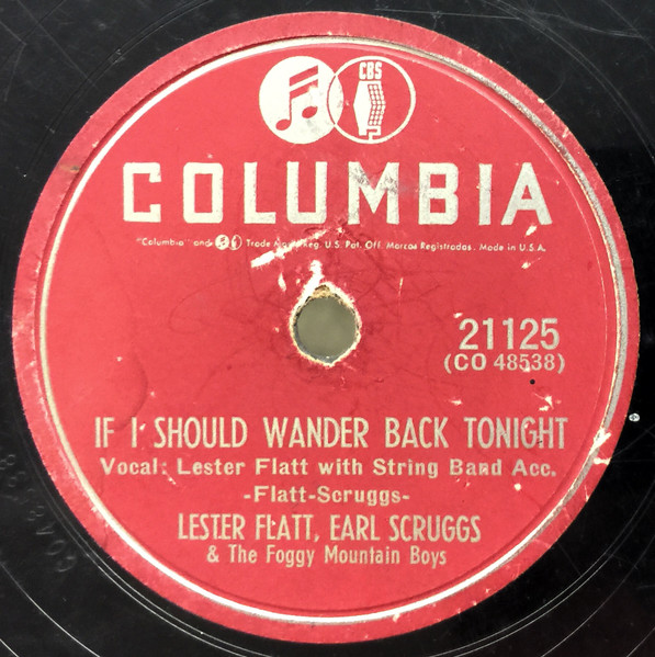 Single (If I Should Wander Back Tonight / Dear Old Dixie) cover