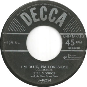 Single (I’m Blue, I’m Lonesome / Boat of Love) cover