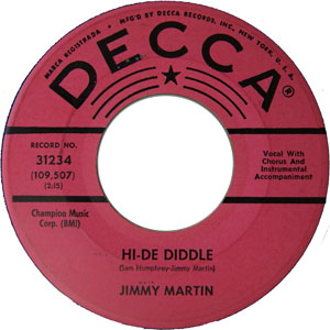 Single (Hi-De Diddle / My Walking Shoes) cover