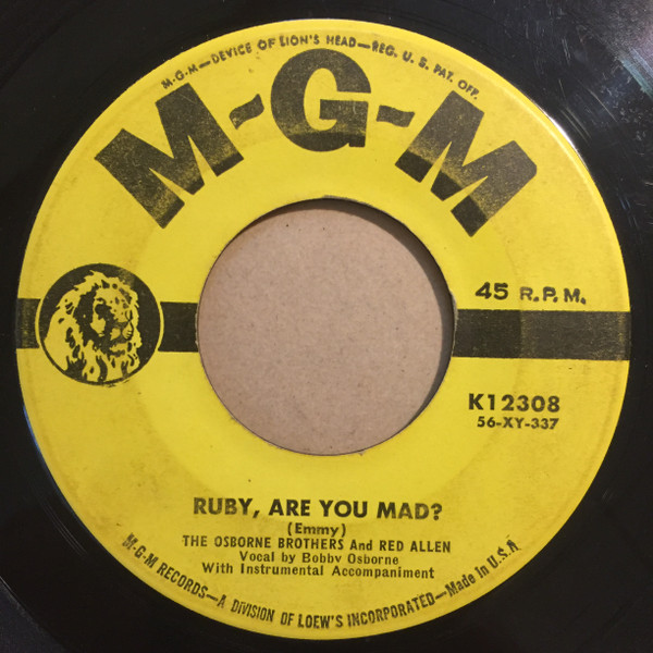 Single (Ruby Are You Mad / My Aching Heart) cover
