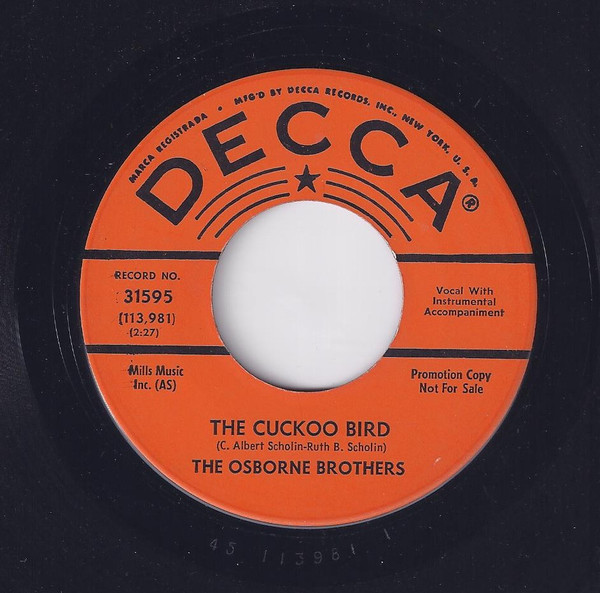 Single (The Cuckoo Bird / Bluegrass Express) cover
