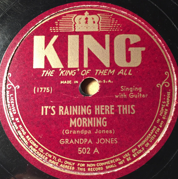 It’s Raining Here This Morning · I’ll Be Around If You Need Me cover