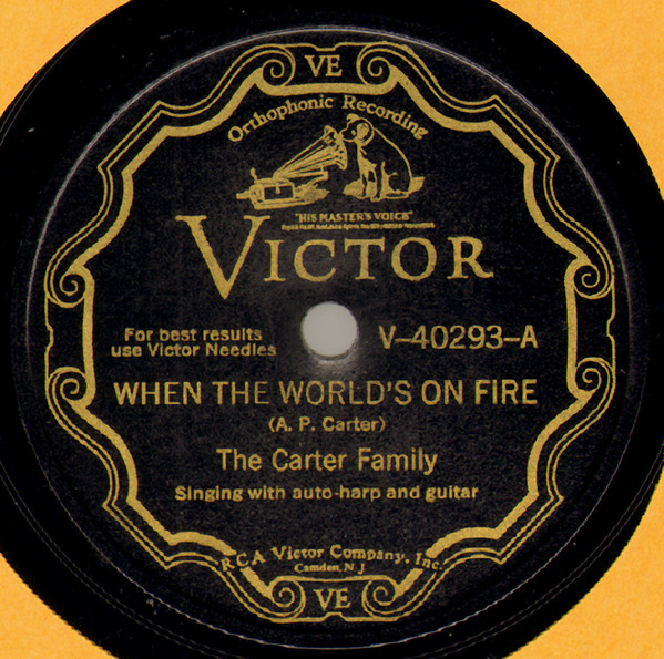 Single (When the World’s on Fire / When the Springtime Comes Again) cover