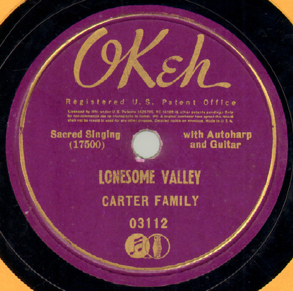 Single (Lonesome Valley / The Little Black Train) cover