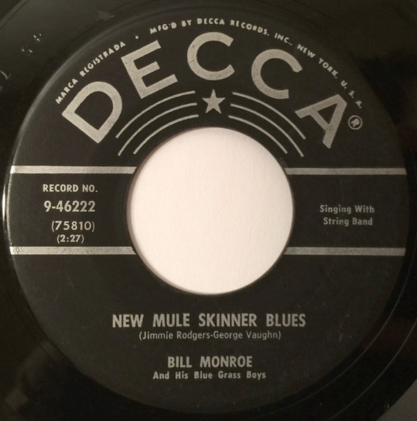 Single (New Mule Skinner Blues / My Little Georgia Rose) cover