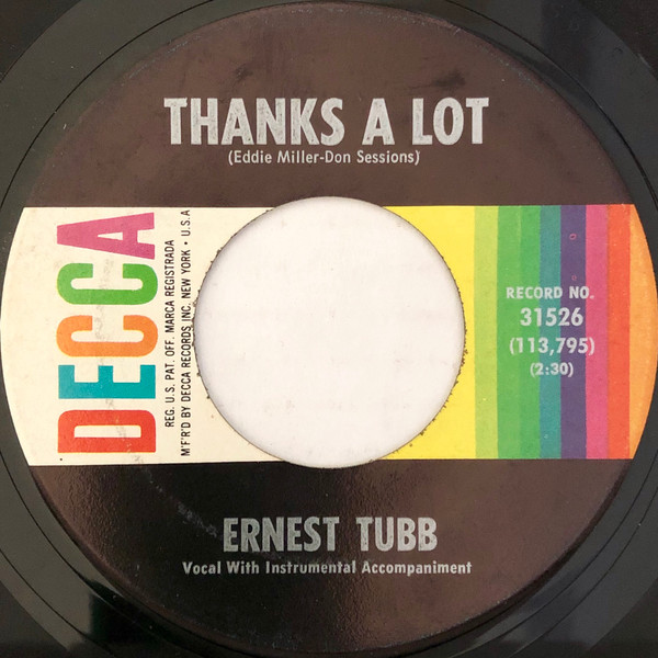 Thanks a Lot · The Way You’re Living cover