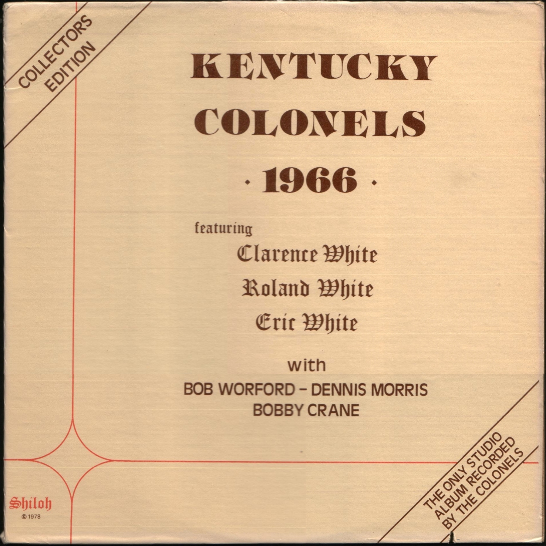 Kentucky Colonels 1966 cover