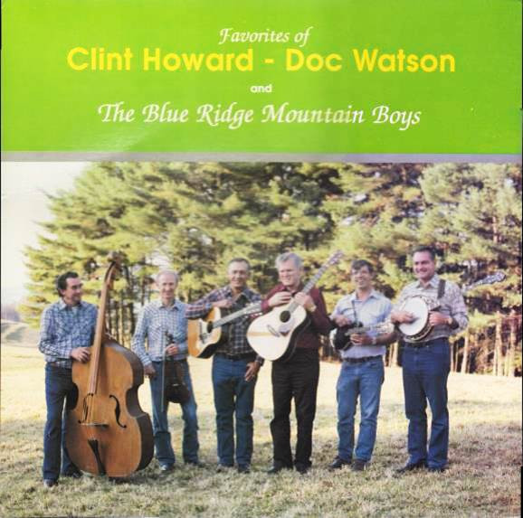 Favorites of Clint Howard, Doc Watson and the Blue Ridge Mountain Boys cover