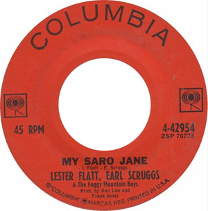 Single (My Saro Jane / You Are My Flower) cover