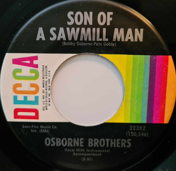 Single (Son of a Sawmill Man / That Was Yesterday) cover