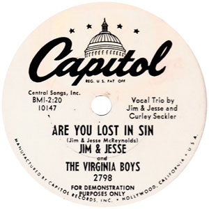 Single (Are You Lost in Sin / Look for Me) cover